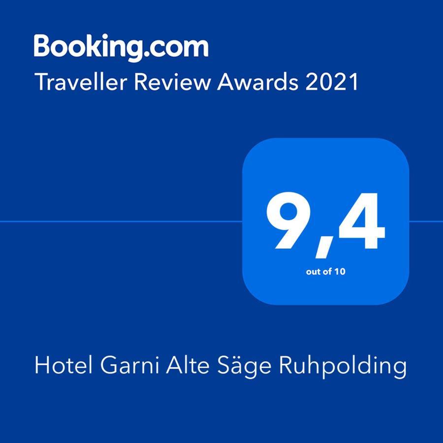 Hotel Garni Alte Saege Ruhpolding Luaran gambar
